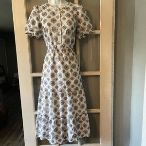 Loft Floral Cottage Core Dress